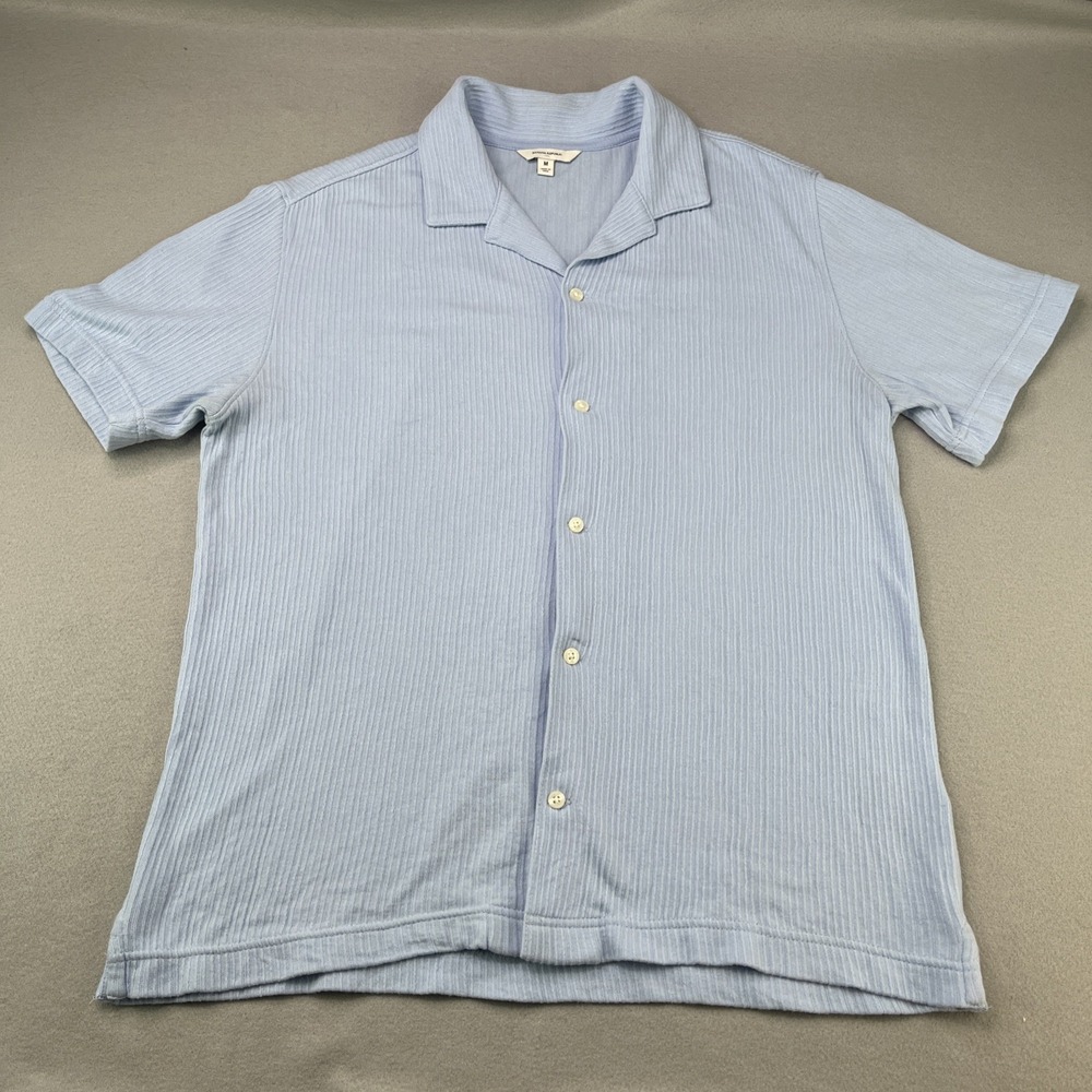 Banana Republic Button Down Shirt Women's Medium Untucked Short Sleeve